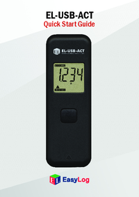 Thumbnail of document Guide - EL-USB-ACT AC and DC Millivolt Data Logger